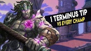 1 TERMINUS TIP VS EVERY CHAMPION | ft. Kresnik