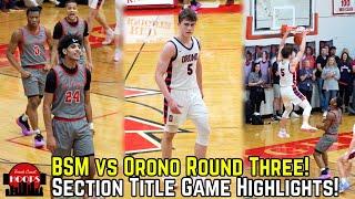 BSM And Orono Face Off In PACKED Gym For The Section Championship Game!