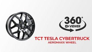  360 View - TCT 20" Tesla Cybertruck AeroMaxx Wheel by T Sportline Features Bolt-on Aero Cover