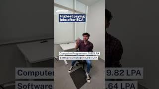 Highest Paying Job After BCA | Student Shorts