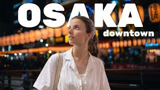 How to spend a day in downtown Osaka  Osaka Travel Guide #japanvlog