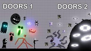 (Roblox) DOORS 1 VS DOORS 2 - People Playground