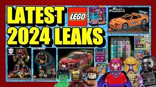 INSANE NEW LEGO LEAKS! Transformers, Marvel, Star Wars, Speed Champions, Icons + MORE!