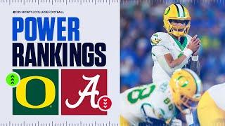 College Football Power Rankings Week 7: Alabama drops 7 spots after loss to Vandy, Oregon into top 3