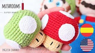 How to Crochet Cute Mushrooms | Beginner Crochet DIY English Sub / GretaWings