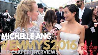 Michelle Ang interviewed at the Creative Arts Emmy Awards Red Carpet Day 2 #Emmys #EmmysArts