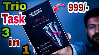 Beardo APE-X 3 in 1 Trimmer | Men & Women Trimmer | Beard,Nose & Manscaping Trimming | Under 1000