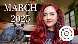 MARCH 2025 ASTROLOGY FORECAST: eclipse season & MAJOR changes begin!