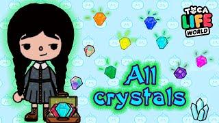 All crystals  Toca Life World  toca boca