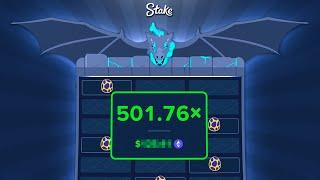 INSANE "500X WIN" ON DRAGON TOWER! (Stake)