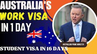 Fast-track your visa to Australia: Get approved in just 1 or 16 days!