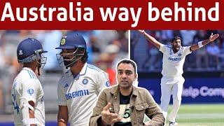 India roars at Perth | 218 Runs lead now |