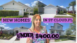 4 NEW Homes in St. Cloud FL UNDER $400,000