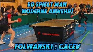 SO SPIELT MAN MODERNE ABWEHR  Einfach Brutal | J.Folwarski(2386TTR) : A.Gacev(2261TTR)