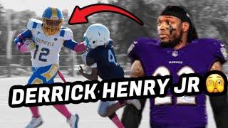 Derrick Henry JR  Good Luck Stopping This Kid 🫣 | Mic'd Up Bro Started Crying 