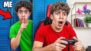 SNEAKING into Ferran's House To Play Fortnite..