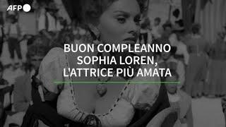 Buon compleanno Sophia Loren, l'attrice piu' amata