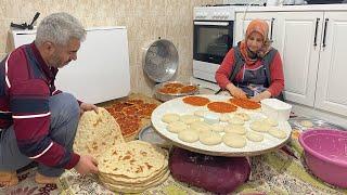 Yeni Tandırda Biberli Ekmek Köy Ekmeği Tarifi~Yok Böyle Lezzet