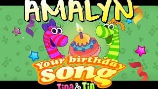 Tina & Tin Happy Birthday AMALYN (Personalized Songs For Kids) #PersonalizedSongs