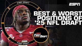 Mel Kiper's STRONGEST & WEAKEST positions of 2025 NFL Draft class | First Draft