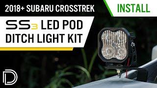 How to Install Ditch Light Bracket Kit for 2018+ Subaru Crosstrek | Diode Dynamics