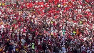 Washington fans chanting "HEIN-I-CKE"