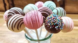 Easy Cake pops Recipe for BeginnersHomemade Cake pop