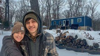 SNOWED In And OFF the GRID | Our First Big WINTER Storm of the Year