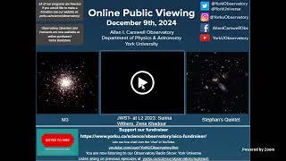 York University Allan I. Carswell Observatory OPV December 9th, 2024