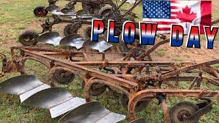 Squatch253 / Rick Bork 2022 Plow day with Caterpillar D2, D4, Farmall, and Case tractors