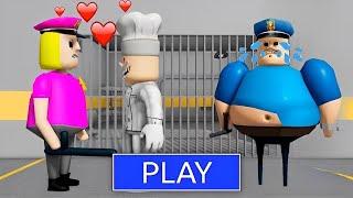 SECRET UPDATE | POLICE GIRL FALL IN LOVE WITH PAPA PIZZA? SCARY OBBY #roblox #scaryobby #obby