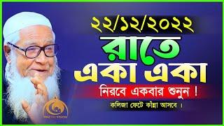 22/12/2022 lutfur rahman new bangla waz 2022, maulana lutfur rahman, আল্লামা লুৎফর রহমান ওয়াজ