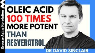 DAVID SINCLAIR “Oleic Acid 100 Times More Potent Than Resveratrol”|Dr David Sinclair Interview Clips