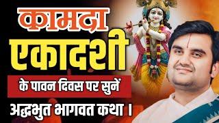 कामदा एकादशी पर सुनें ये अद्भुत भागवत कथा | ekadashi ki katha | indresh upadhyay bhagwat katha