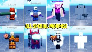 ALL SPECIAL MORPHS in SUPER BOX SIEGE DEFENSE! (ROBLOX)