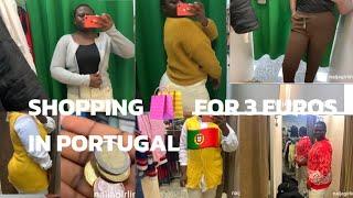 #10 Shopping For 3 Euros In Portugal  #shoppingvlog #livinginportugal #lisbonportugal