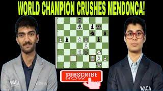 "World Champion Gukesh CRUSHES Mendonca! | Tata Steel 2025 Round 9"