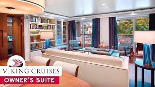 Viking Ocean | Owner's Suite Walkthrough Tour & Review 4K | Viking Ocean Cruises