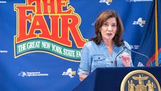 Governor Hochul Makes an Announcement at The Great New York State Fair