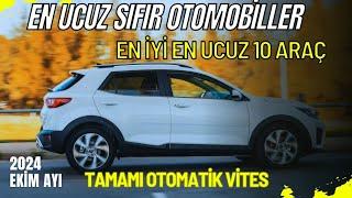 EN UCUZ OTOMATİK VİTESLİ SIFIR OTOMOBİLLER EKİM 2024 | EN UYGUN ARABALAR EN İYİ EN UYGUN SUV ARAÇLAR