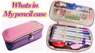 How I organized my New Pencil Case / latest stationery supplies / what’s in my Pencil case