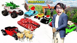 GTA V : Franklin Collecting SECRET CHRISTMAS CARS 