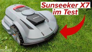 Sunseeker X7 Mähroboter ohne Begrenzungskabel im Test! Red Dot Design Award Winner 2024!