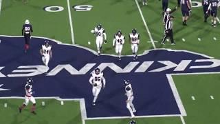 Massive QB Sack - Allen Eagles Football DE Elijah Fisher