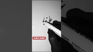 #urducalligraphy #ALI NIAZI#video #viral #explore #art #youtubeshorts #howto #urdukhatati #1million