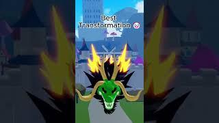 Best Transformation  #bloxfruits
