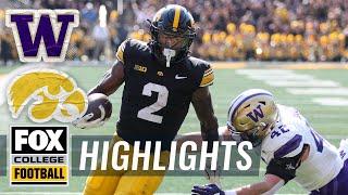 Washington Huskies vs. Iowa Hawkeyes Highlights | FOX College Football