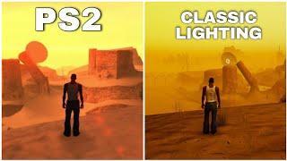 GTA San Andreas PS2 VS NEW CLASSIC LIGHTING