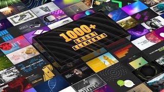 1000+ Motion Graphics Elements Pack - After Effects & Premiere Pro Template