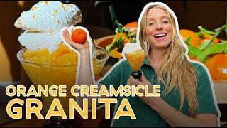 Molly makes a Satsuma Granita with COCONUT CREAMSICLE CREAM!!!